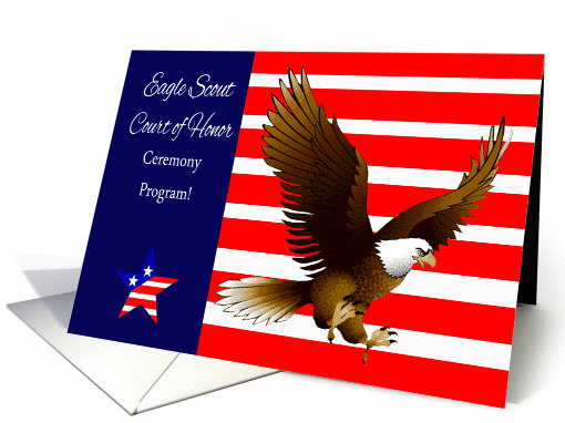 Eagle Scout Court of Honor Ceremony Program, Eagle... (1151340)