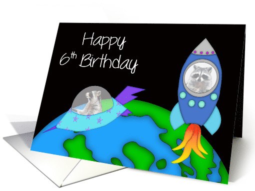 6th Birthday with a Raccoon in a Rocket and Another in a... (1193060)