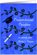 Congratulations to Daughter on Earning a Master’s Degree Card