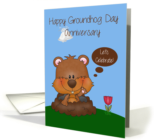 Anniversary On Groundhog Day, general, groundhog with a... (1224716)