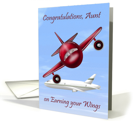 Congratulations To Aunt, pilot's license, raccoons flying... (1225462)