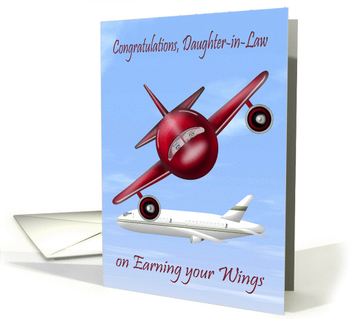 Congratulations To Daughter-in-Law, pilot's license,... (1233780)