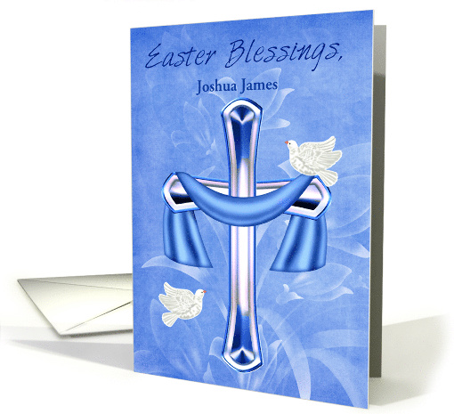 Easter Custom Name Specific with a Beautiful Cross and... (1244846)