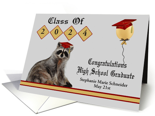 Congratulations on High School Graduation Custom Name and... (1260720)