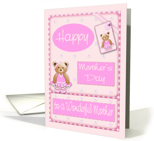 Mother's Day To Mother, cute pink ballerina bear with... (1268028)