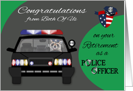 Congratulations from Both Of Us on Retirement as a Police Officer card