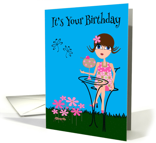 Birthday, adult humor, general, girl with a large... (1299612)