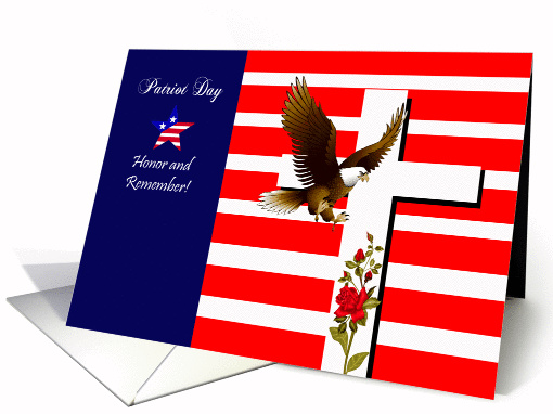 Patriot Day, general, bald eagle against an American... (1312362)