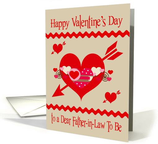 Valentine's Day To Father-in-Law To Be, red, white and... (1345532)