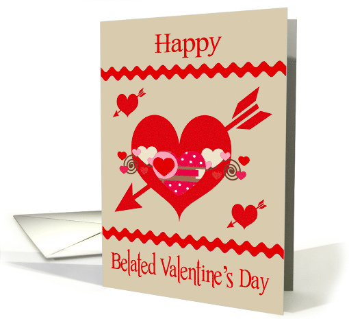 Valentine's Day Belated with Colorful Hearts Under and... (1347834)