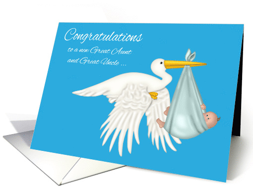 Congratulations on becoming Great Aunt and Great Uncle,... (1349298)