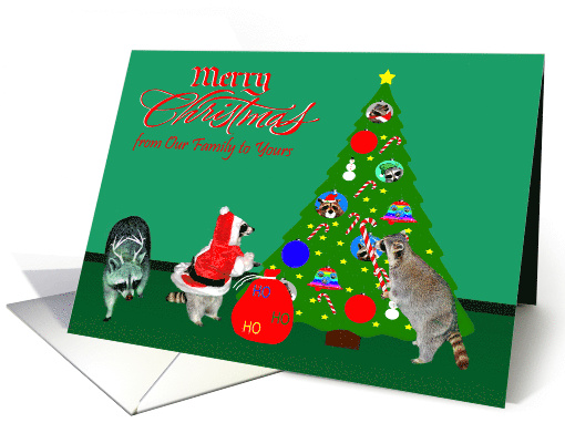 Christmas from Our Family to Yours with Raccoons and... (835207)