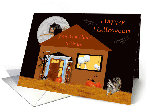 Halloween from Our Home to Yours, Pomeranian witch,... (862757)