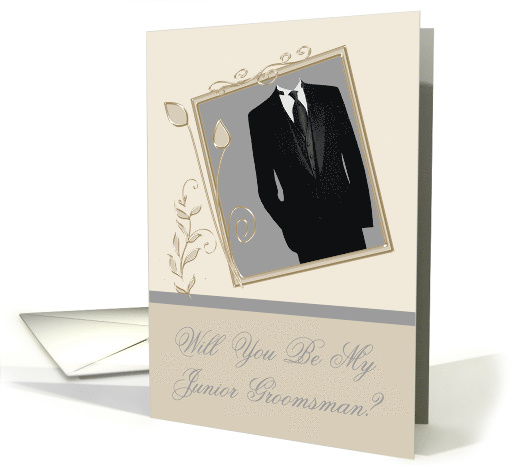 Invitations, Will You Be My Junior Groomsman, Tuxedo,... (909930)