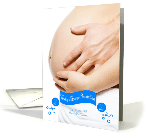Invitations, Baby Shower custom name photo card, It's A... (933364)