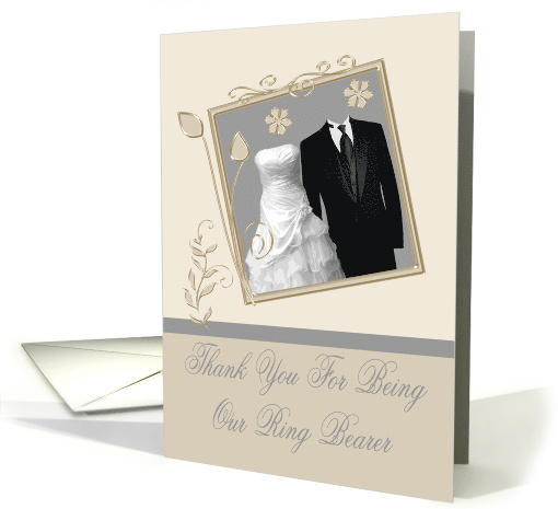 Thank You For Being The Ring Bearer In Our Wedding card (933742)