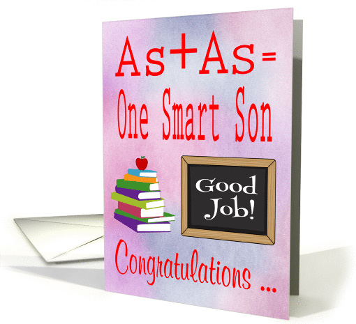 Congratulations Son for Getting Straight As, books with... (933881)