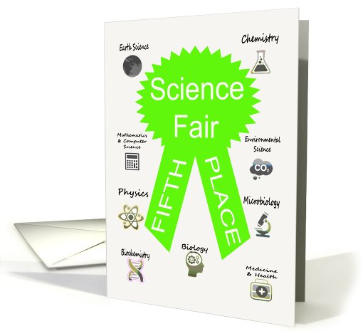 Congratulations On Getting Fifth Place In The Science Fair card