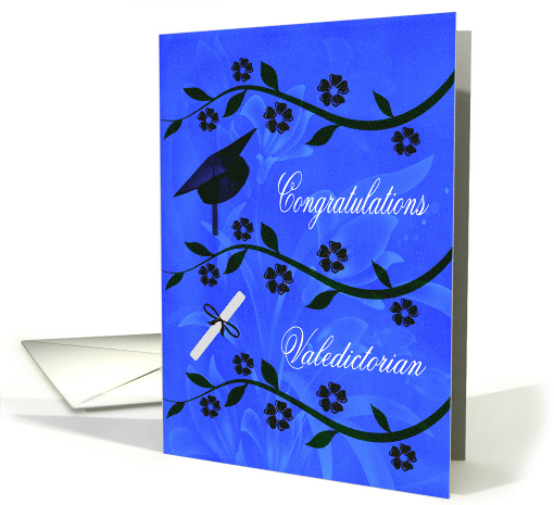 Congratulations Class Valedictorian Card with a Graduation... (934424)