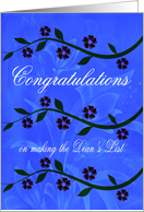 Congratulations on Making the Dean’s List with an Elegant Design card