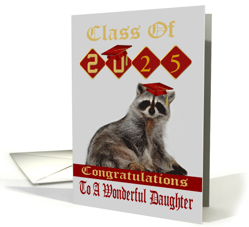 Congratulations to Daughter on Graduation Custom Year 2025 card