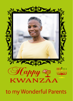 Kwanzaa, Photo Card...