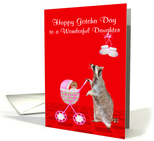 Gotcha Day or Adoption Anniversary to adopted daughter of color card
