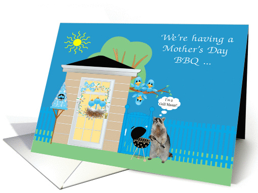 Invitations, Mother's Day Barbecue, Raccoon grilling,... (974509)