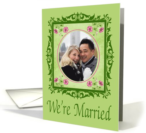 Announcement, We're Married Photo card (989497)