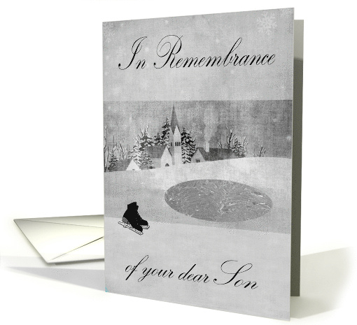 Remembrance of Son Thinking of you at Christmas Pretty... (999473)