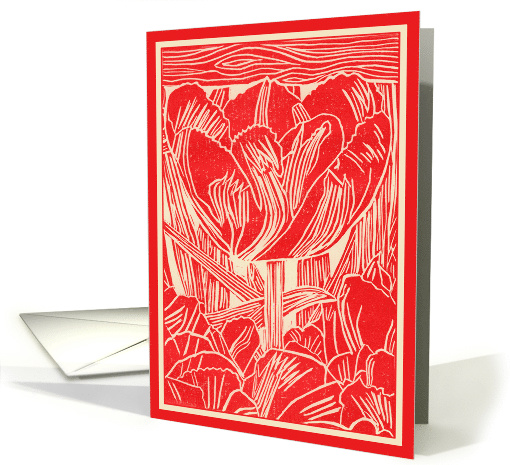 Spring Tulip card (573485)