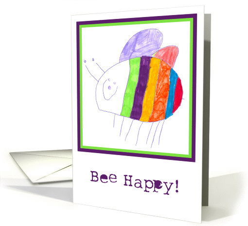 Bee Happy card (706691)