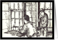 Father and Son card