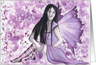 Violet Gothic Faery card