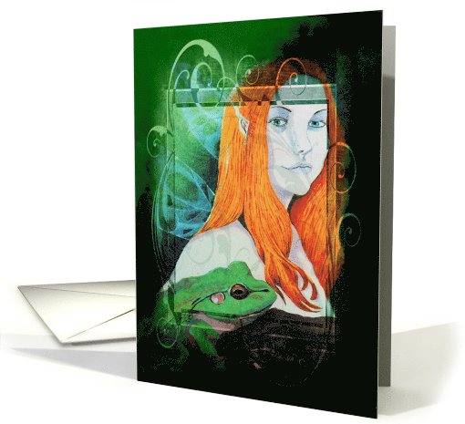 Frog Faery card (600284)