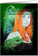 Frog Faery card