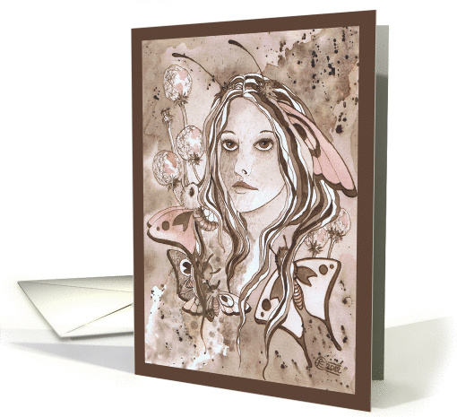 Moth Girl card (918810)