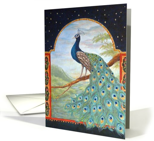 Peacock Prince card (561602)