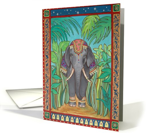Indian Elephant card (565944)