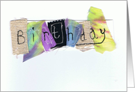 Birthday card