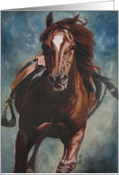 Horse-running card