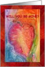 Will You Be Mine?, Valentines card