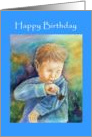 Happy Birthday, Butterfly Catcher card