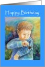 Happy Birthday, Butterfly Catcher card