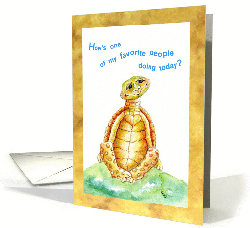 Turtle Get Well card (1364370)