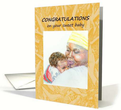 Baby Snuggles, Congratulations card (1367368)