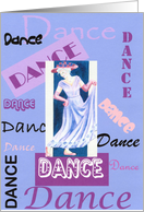 Red Hat Dancer, Elegant Lady card