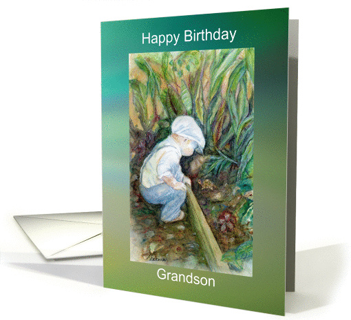 Grandson's Birthday, Curiosity card (862672)