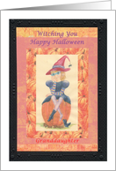 Happy Halloween, Granddaughter card