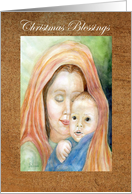 Christmas Blessings, Mary’s Joy card